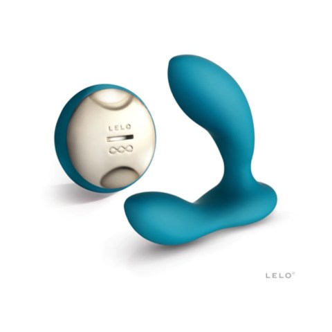 Lelo Hugo Prostate Massager Rechargeable- Ocean Blue